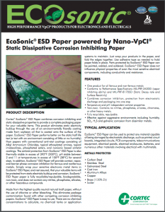 EcoSonic® ESD Paper powered by Nano-VpCI®