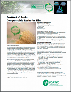 EcoWorks® Resin, Biodegradable Resin for Film