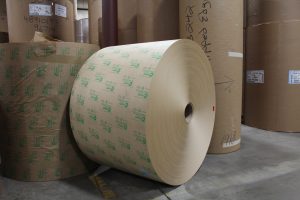 Rolls of Cortec paper in warehouse